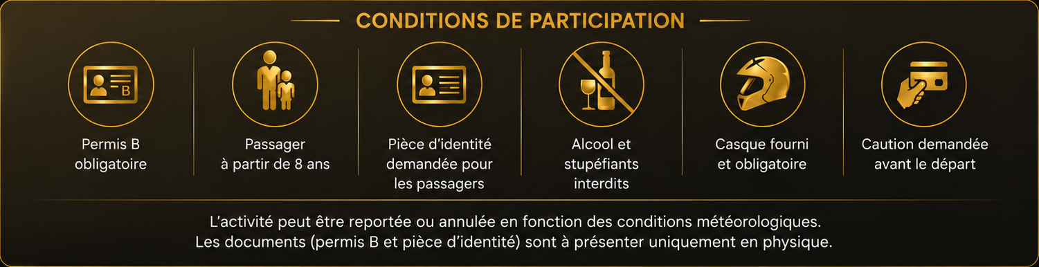 Conditions de participation Thollon Quad